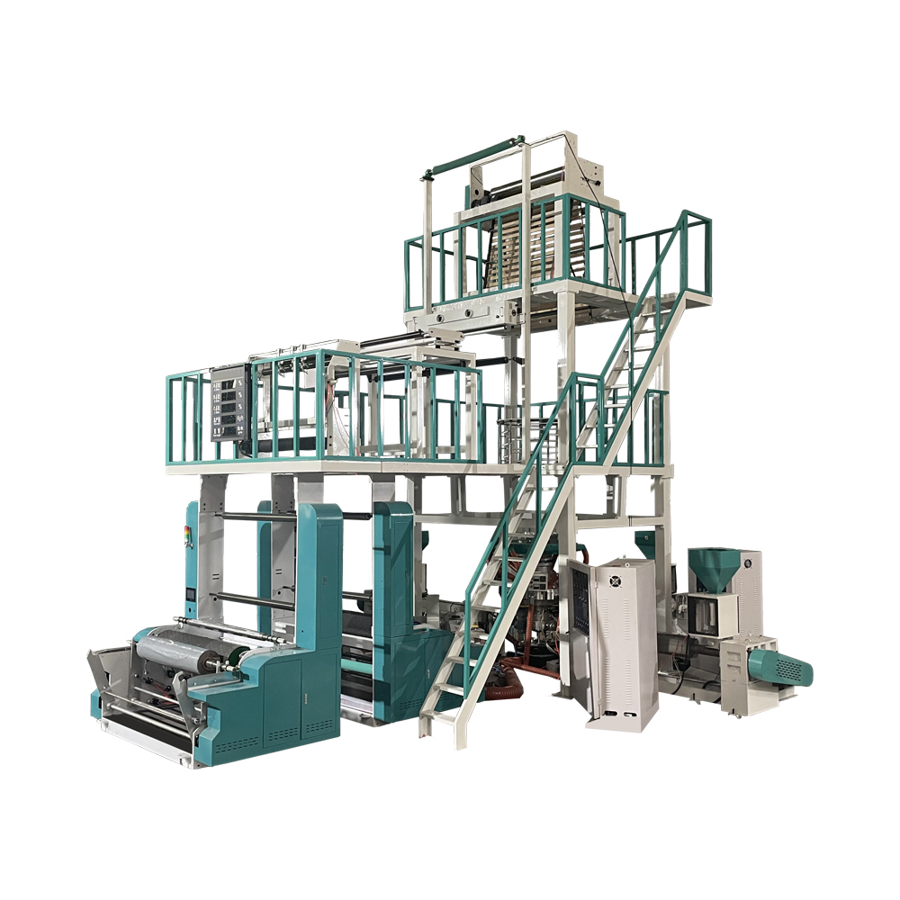 PE plastic Automatic  ABC Three-Layer Co-Extrusion Film Blowing Machine Blown Film Machine