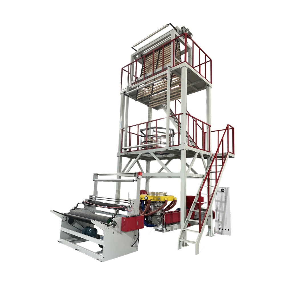 Heavy PE Plastic High Speed Blown Film Extrusion Machine Film Blowing Machine