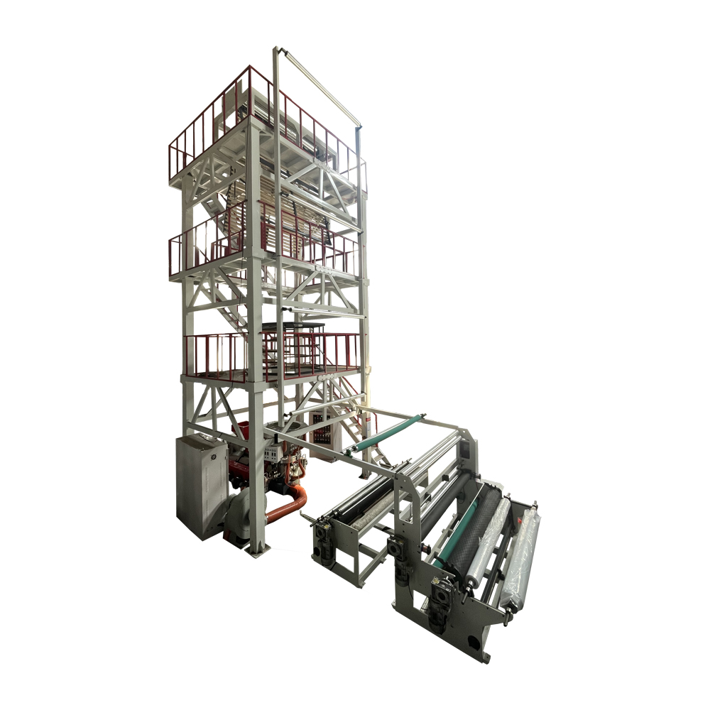 2000mm LDPE ABA double winder film blowing machine